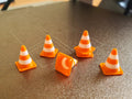Miniature traffic cone (Pack of 6)