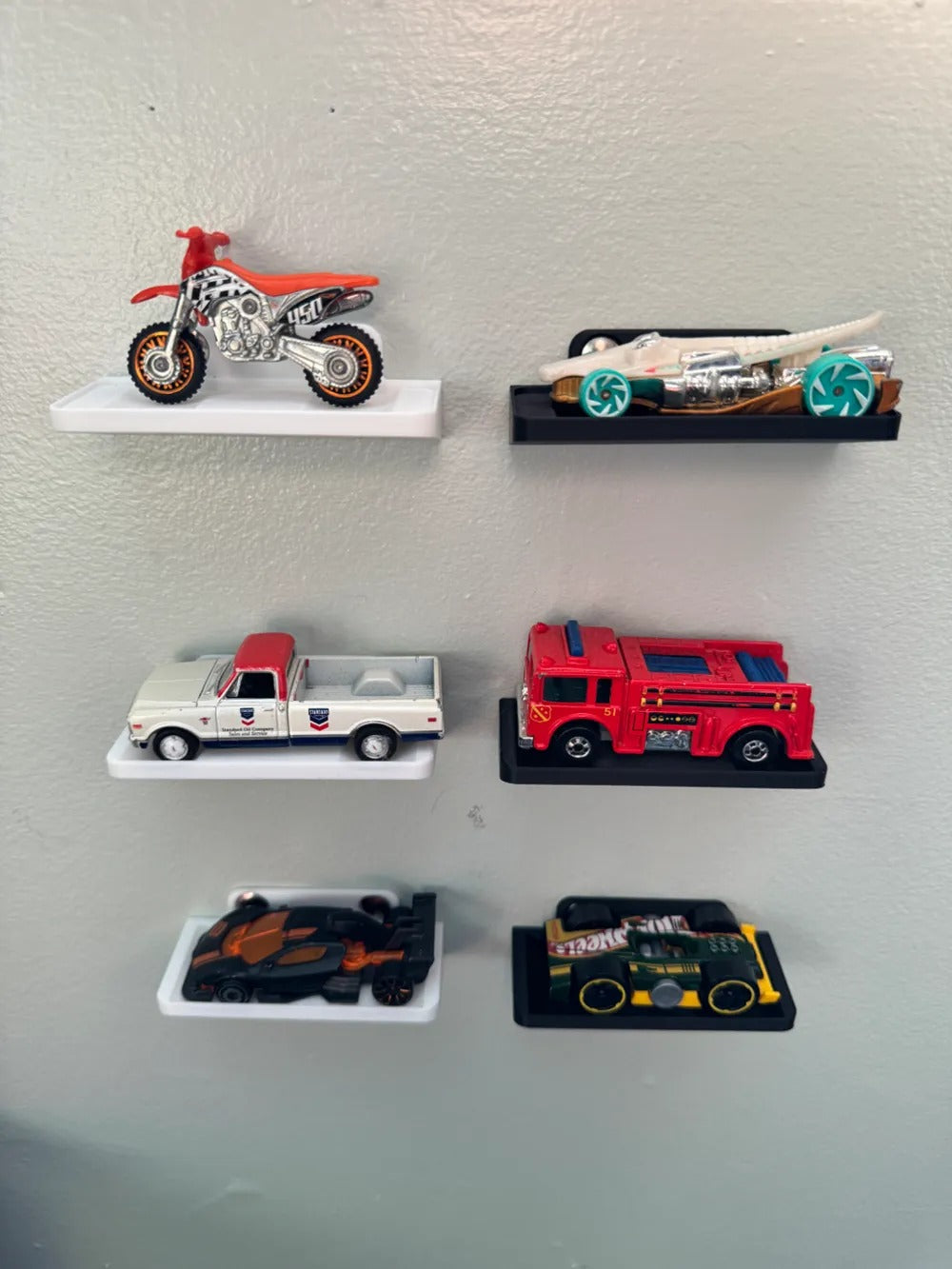 Hot Wheels & Die-cast Cars Key Wall Mount/Holder | Stylish 1:64 Mini Car Display & Organizer Home Decor (Car Not Included)