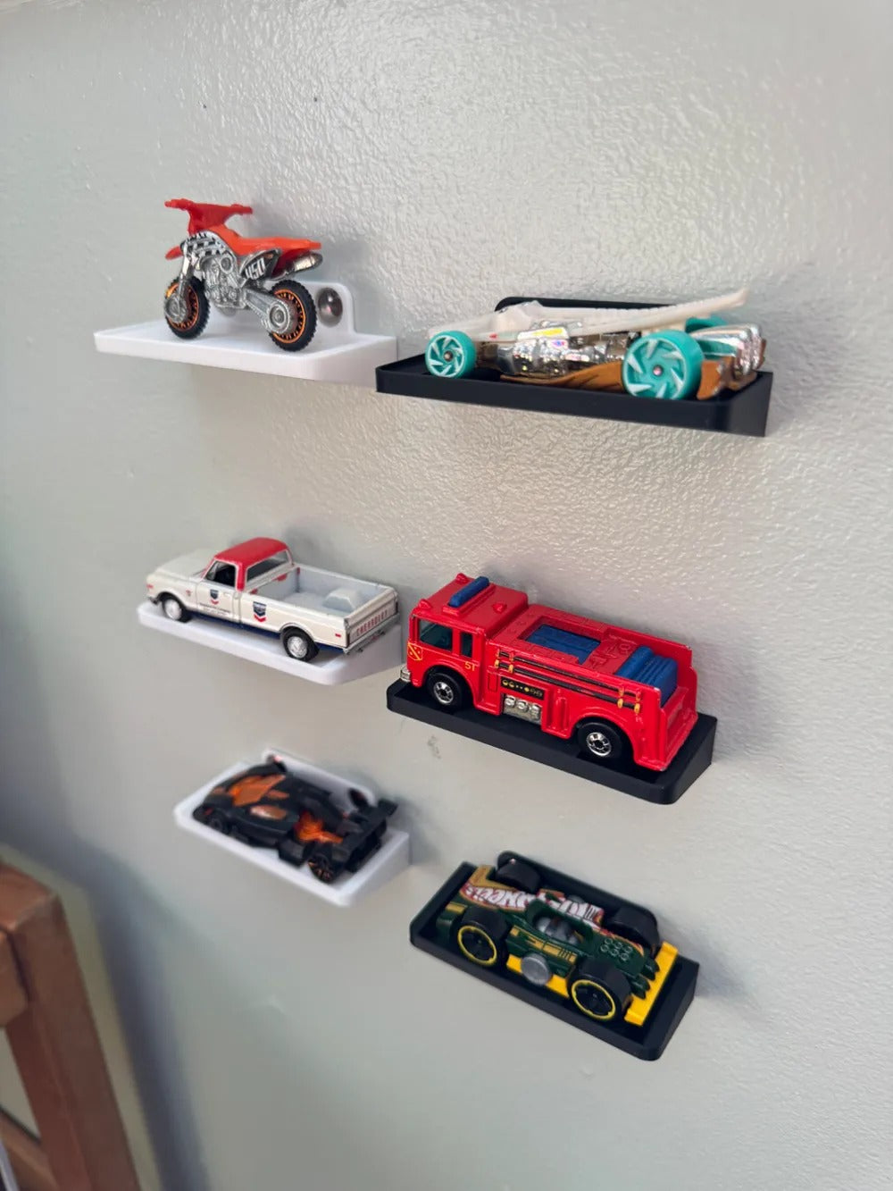 Hot Wheels & Die-cast Cars Key Wall Mount/Holder | Stylish 1:64 Mini Car Display & Organizer Home Decor (Car Not Included)