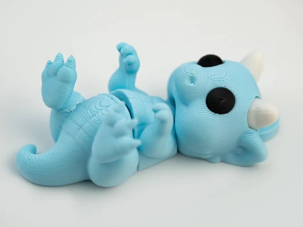 Tiny Flexi Dragon - Articulated & Keychain