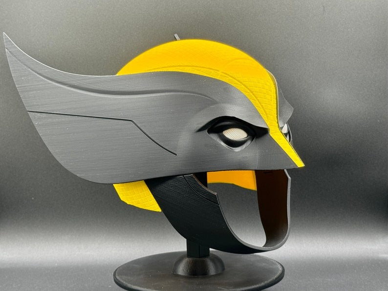 Wolverine Inspired Helmet Cosplay 3D Printed