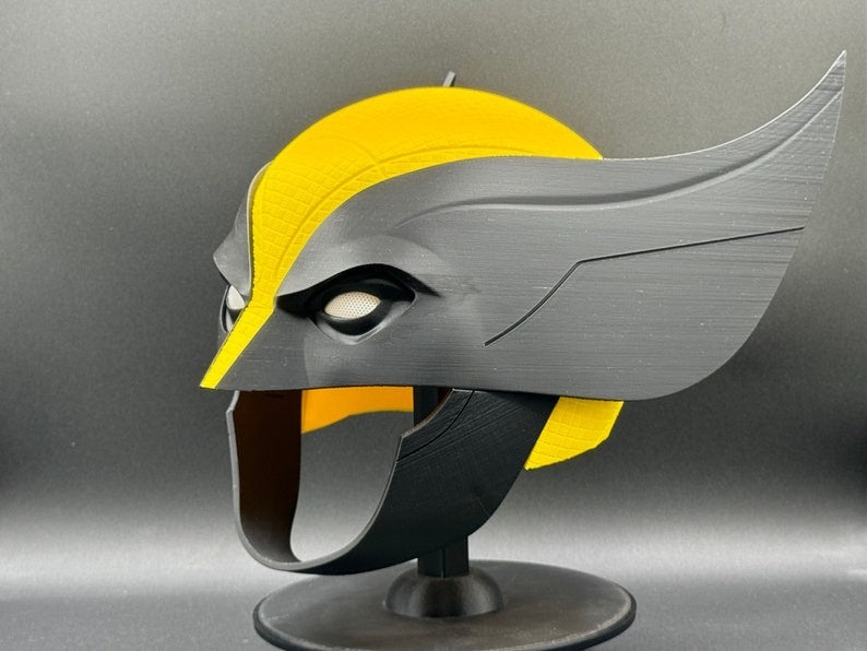 Wolverine Inspired Helmet Cosplay 3D Printed