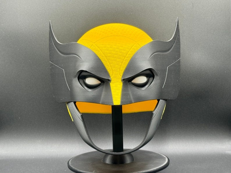 Wolverine Inspired Helmet Cosplay 3D Printed