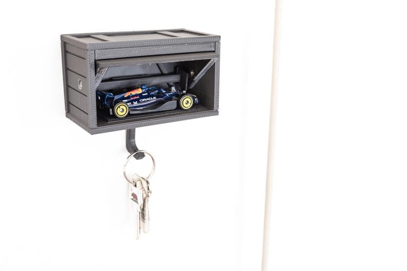 Hot wheels Plastic Die-Cast Cars Wall-Mounted Key Holder (Car Not Included)