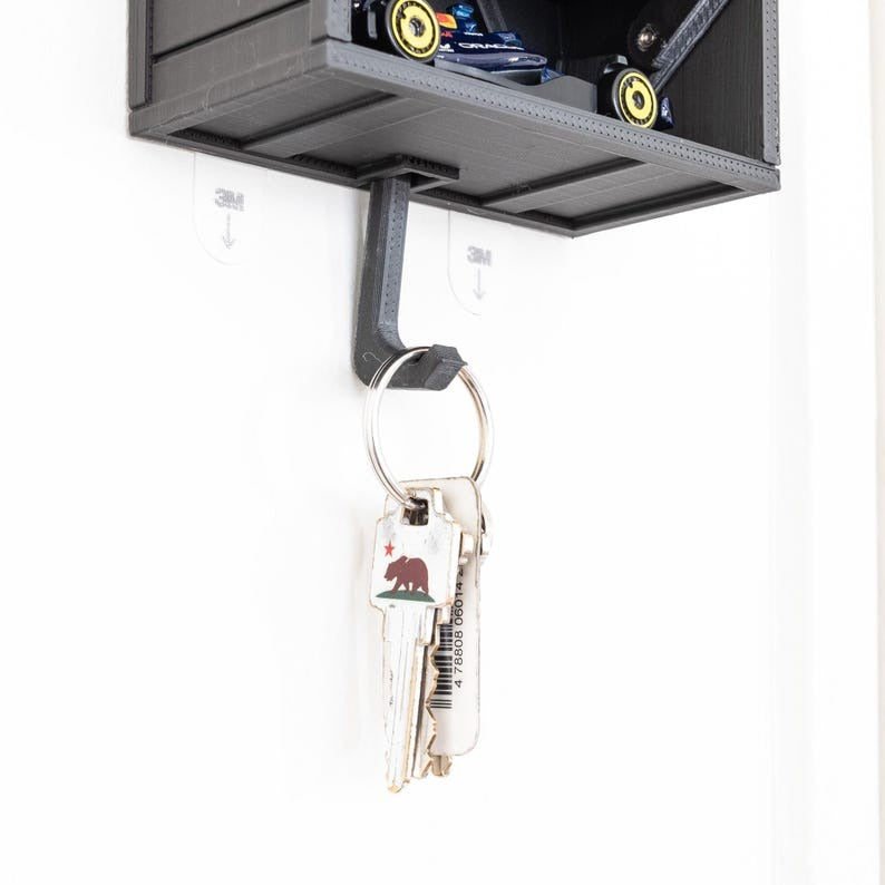 Hot wheels Plastic Die-Cast Cars Wall-Mounted Key Holder (Car Not Included)