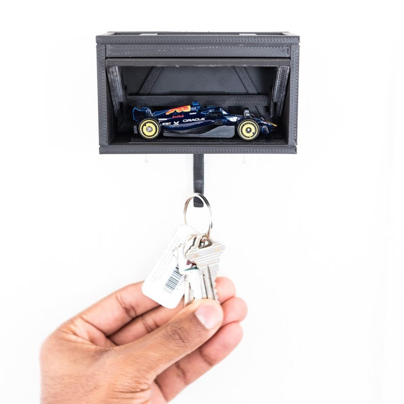 Hot wheels Plastic Die-Cast Cars Wall-Mounted Key Holder (Car Not Included)