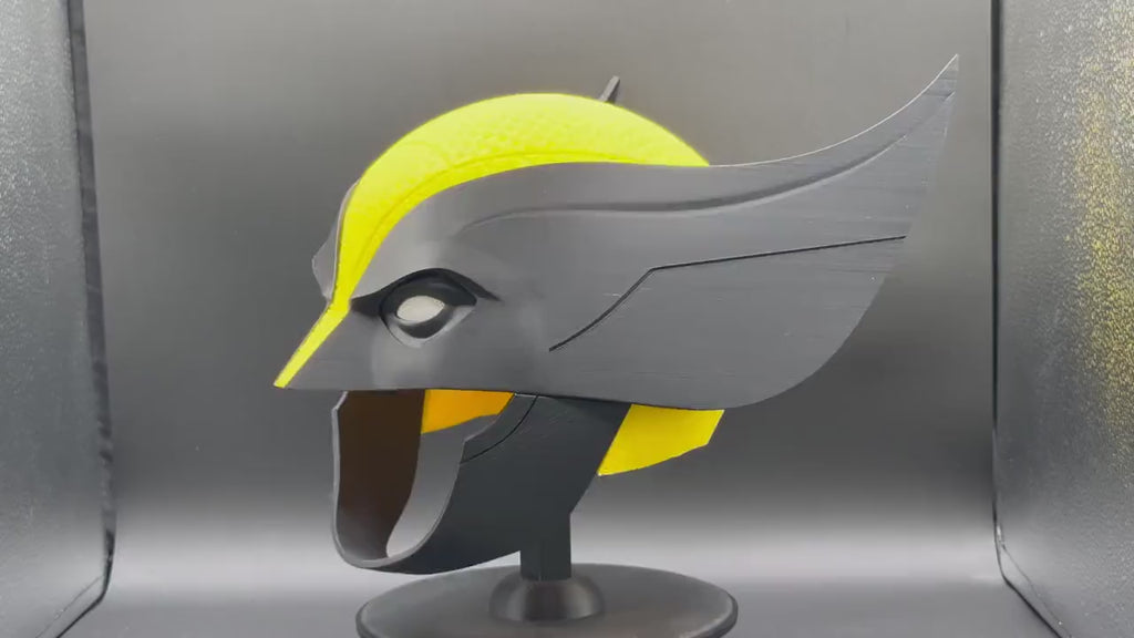Wolverine Inspired Helmet Cosplay 3D Printed